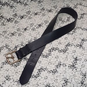 J. Crew Italian leather belt, solid brass buckle